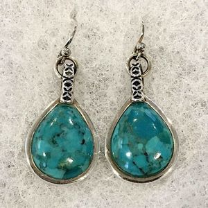BARSE Turquoise Sterling Silver Drop Earrings